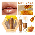 Lip Honey Lip Oil Plumper Lip Balm Hydration Not Sticky Long Lasting Moisturized Smooth Nourishing Bag Clip Ring Cosmetics BeautyBond