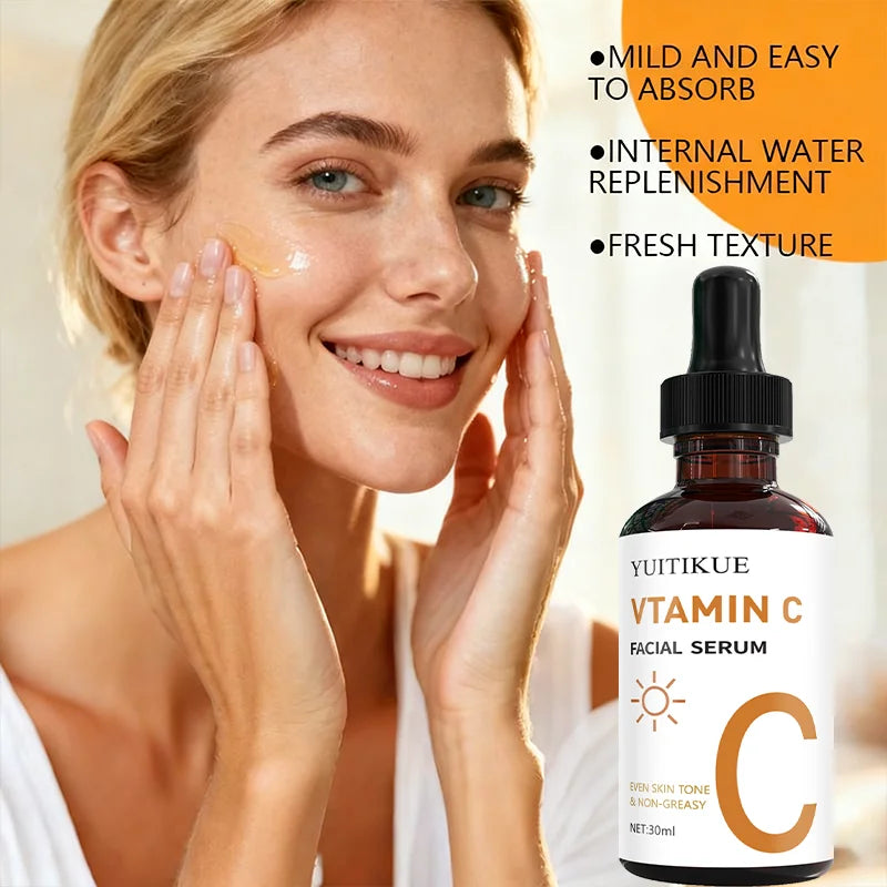 Vitamin C facial serum, evens skin tone & non-greasy, provides long-lasting deep hydration, firms and lifts BeautyBond