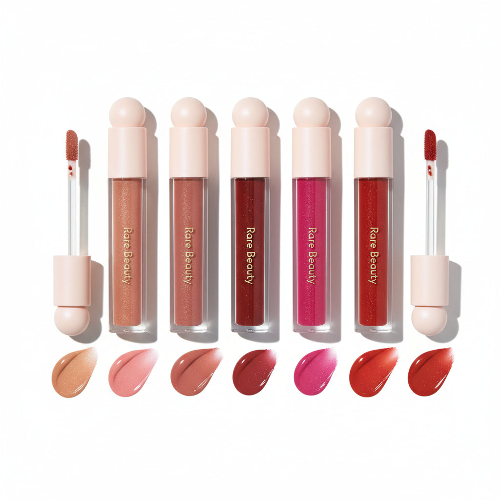 Rare Beauty 6 Color Lipstick and Lip Gloss Set – Sparkling Hydrating Lip Kit BeautyBond