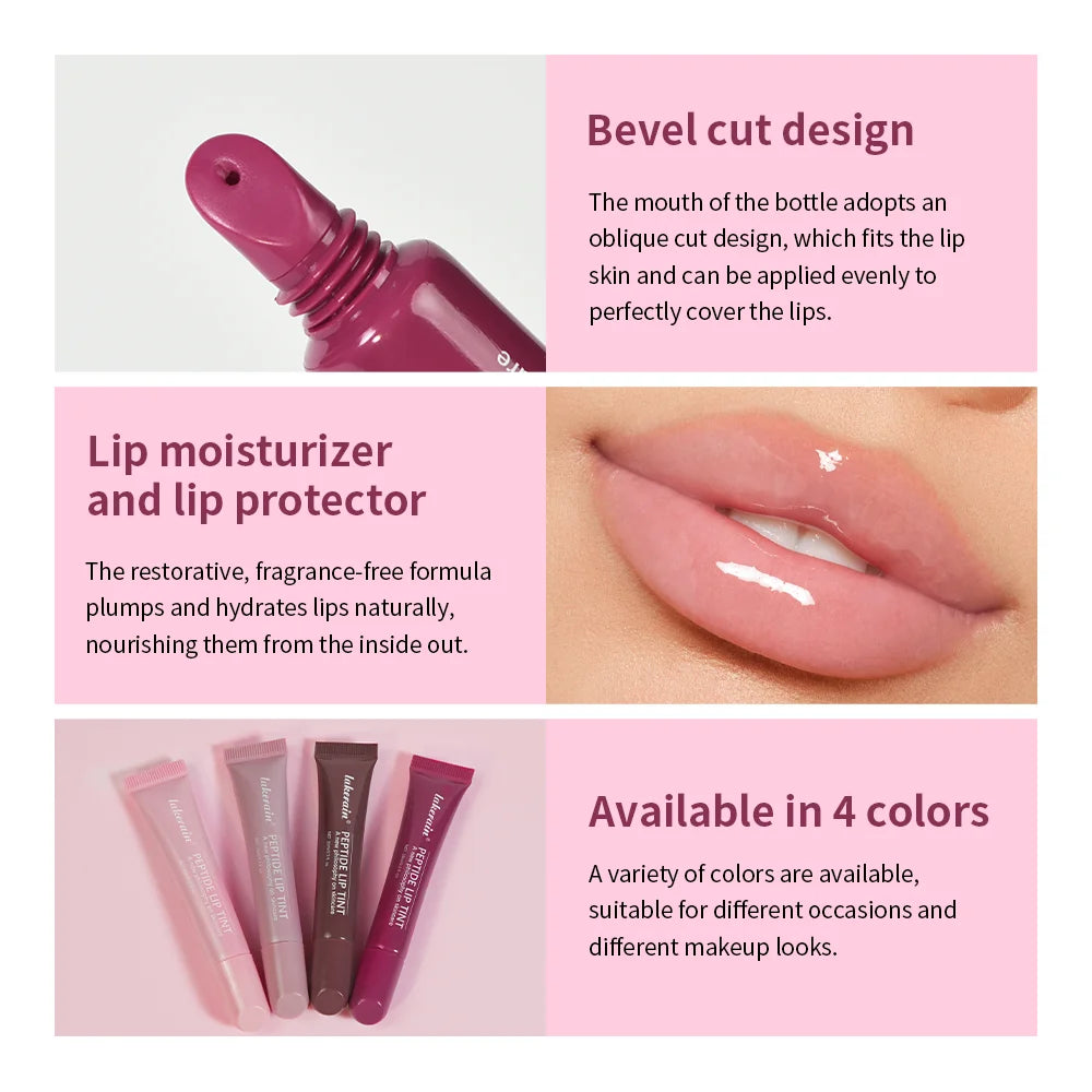 10ml Mirror Lip Glaze Moisturizes Jelly Lip Enrichment Oil Lasting Water Light Glass Lip Oil Remove Line Lip Protection Serum BeautyBond