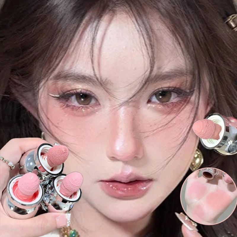 Liquid Blush Stick Waterproof Long-Lasting Jelly Color Multi-purpose Blush Liquid for Lips and Cheek face Contour Blusher Makeup BeautyBond