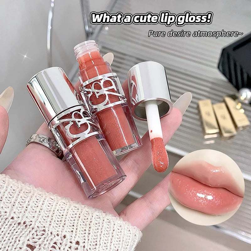 Summer Shining Mirror Lip Gloss (Moisturizing Shining Gloss Lip Gloss, 8 Colors, Moisturizing and Moisturizing, Durable) BeautyBond