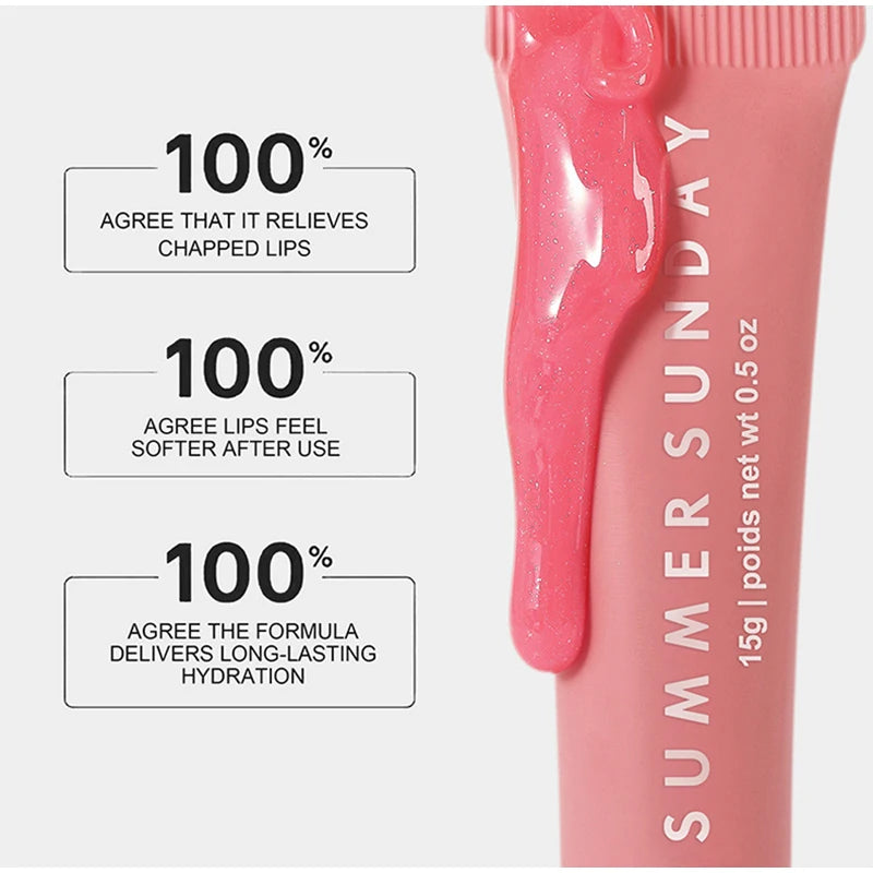 Summer Lip Moisturizing Lip Balm Care 15ml Lip Balm Smoothing Lip Lines Lasting Nourishment For Women Daily Care Makeup Lipcare BeautyBond