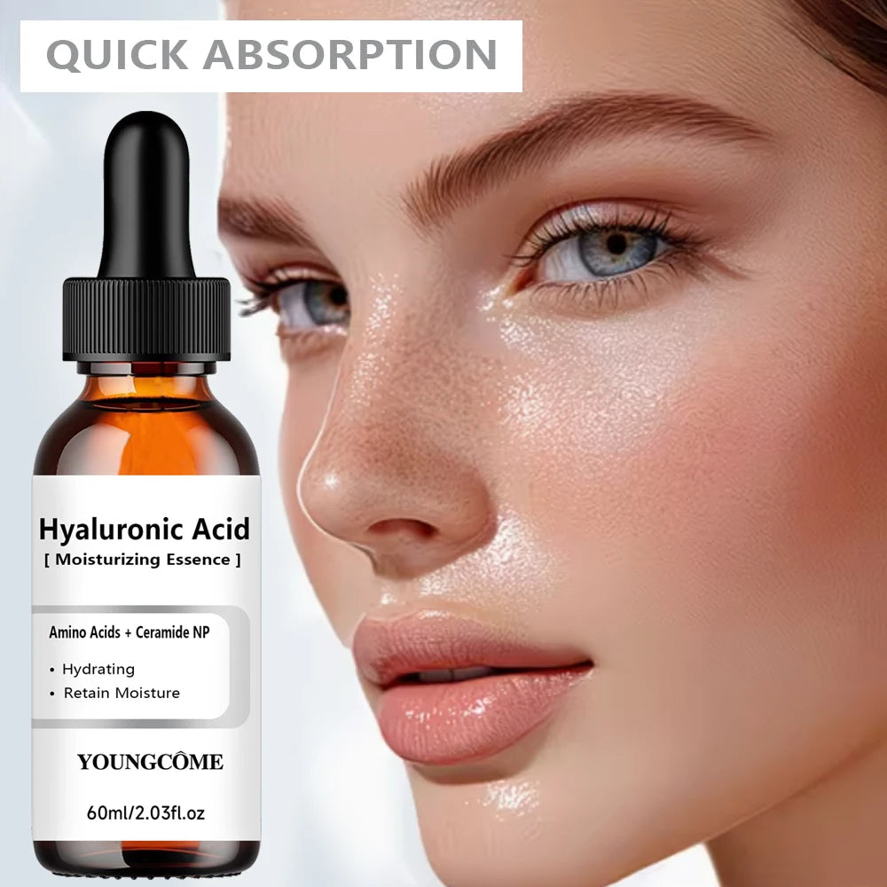 Hydrating Hyaluronic Acid Serum - Moisture Boosting Formula for Skin Repair & Dry Skin Care - 40/60ml - Suitable for All Skin Ty BeautyBond