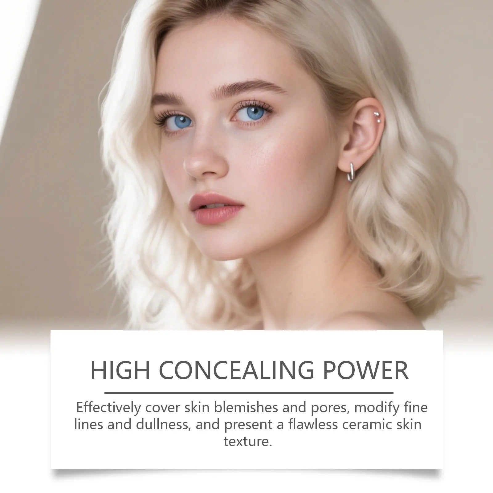 Color Changing Foundation Stick Blemish Cover Concealer Moisturizing Skin Brightening Invisible Pores High Coverage Makeup Base BeautyBond