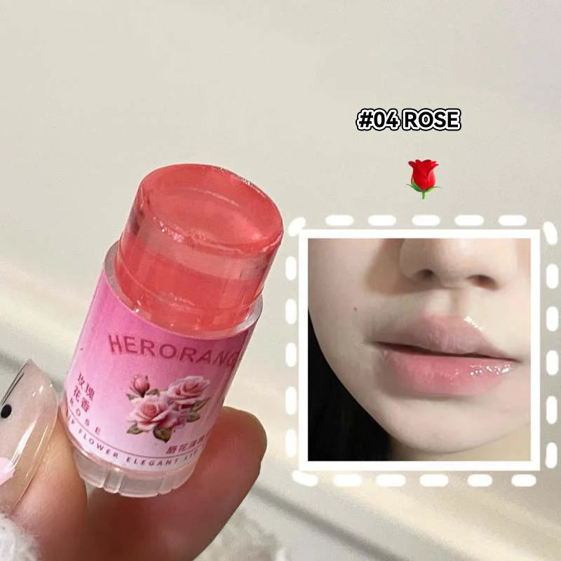 Herorange Lip Balm: Elegant and Moisturizing, Deeply Hydrating, Prevents Chapped Lips, a Must-Have for Autumn and Winter, Improves Lip Lines, Tinted Version, Naturally Enhances Makeup, Perfect for Daily Use and Commuting. BeautyBond