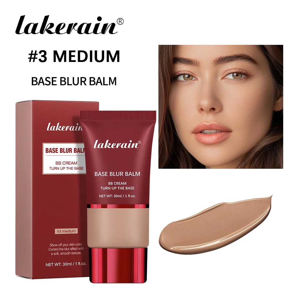 Matte Foundation Base Blur Soft Focus Matte Full Coverage Natural Fit Face Makeup Lightweight Long-Lasting Concealer BB Cream BeautyBond