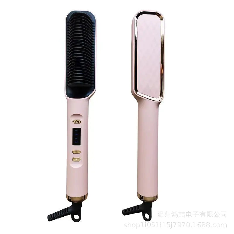 Ionic Hair Styler Brush – Electric Straightening Comb BeautyBond