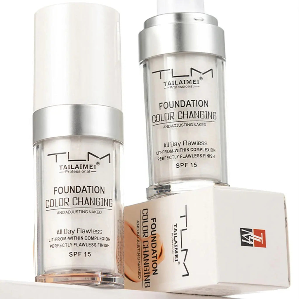 Color-Changing Liquid Foundation — Soft Matte, Hydrating, SPF15 (30ml) BeautyBond