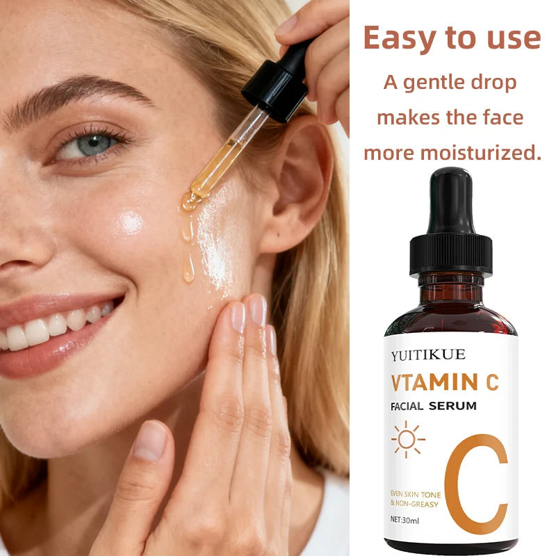 Vitamin C facial serum, evens skin tone & non-greasy, provides long-lasting deep hydration, firms and lifts BeautyBond