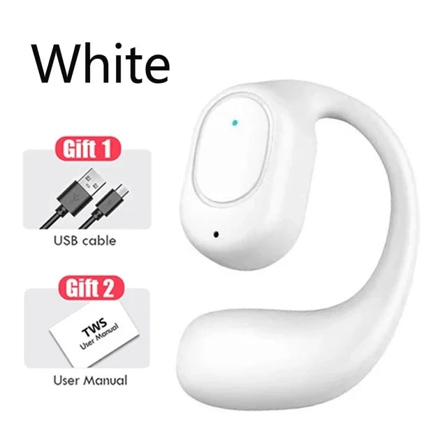 Wireless Headphones Bluetooth Headset With Microphone Bone Conduction Handsfree Noise Canceling Earphones For Driving Audifonos BeautyBond