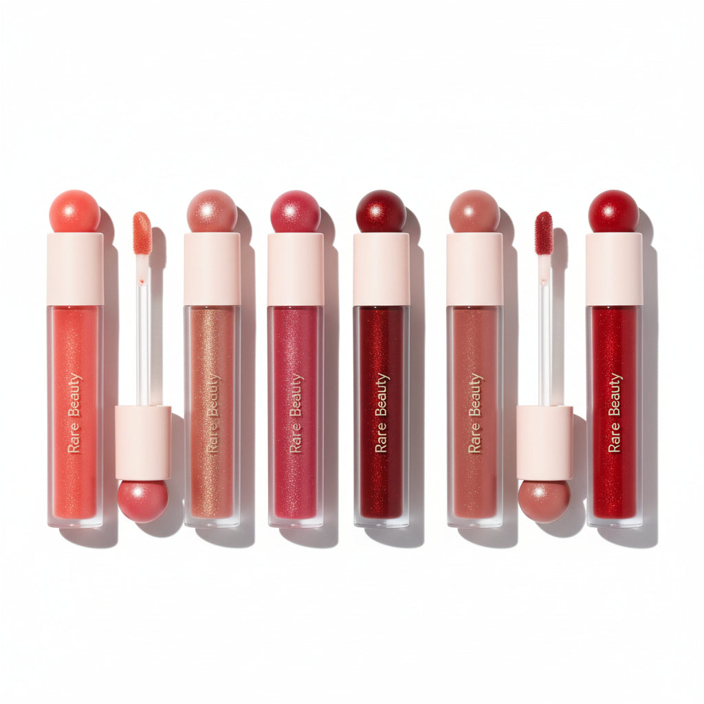 Rare Beauty 6 Color Lipstick and Lip Gloss Set – Sparkling Hydrating Lip Kit BeautyBond