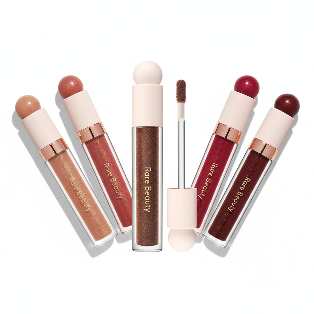 Rare Beauty 6 Color Lipstick and Lip Gloss Set – Sparkling Hydrating Lip Kit BeautyBond