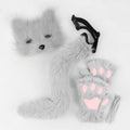 Therian Mask and Tail Halloween Costume Furry Cat Mask for Halloween Party Role Play Birthday Festival Stage Performance BeautyBond