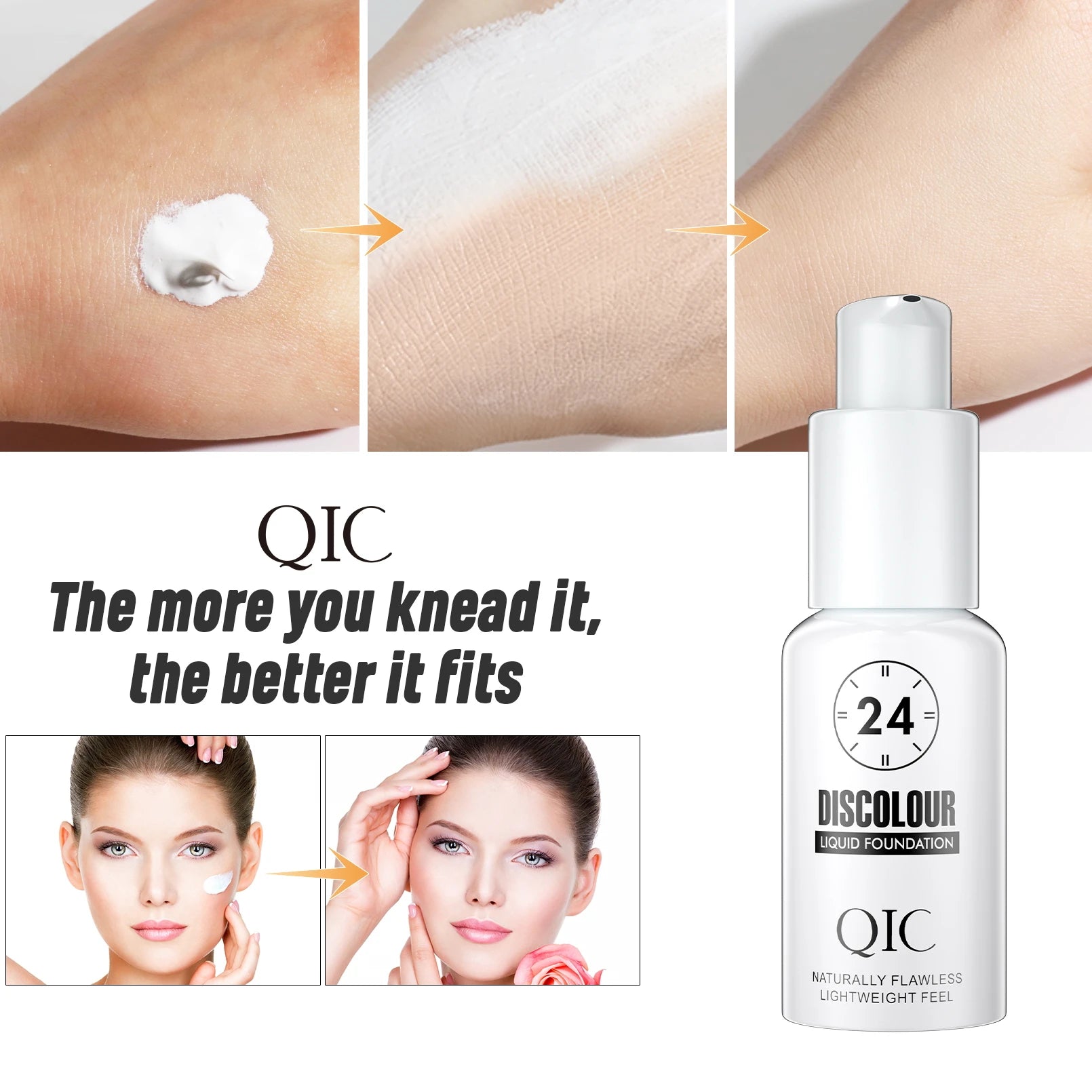 Foundation Magic Color Changing Foundation Liquid Soft Matte Long Lasting Hydrating Makeup Base BeautyBond