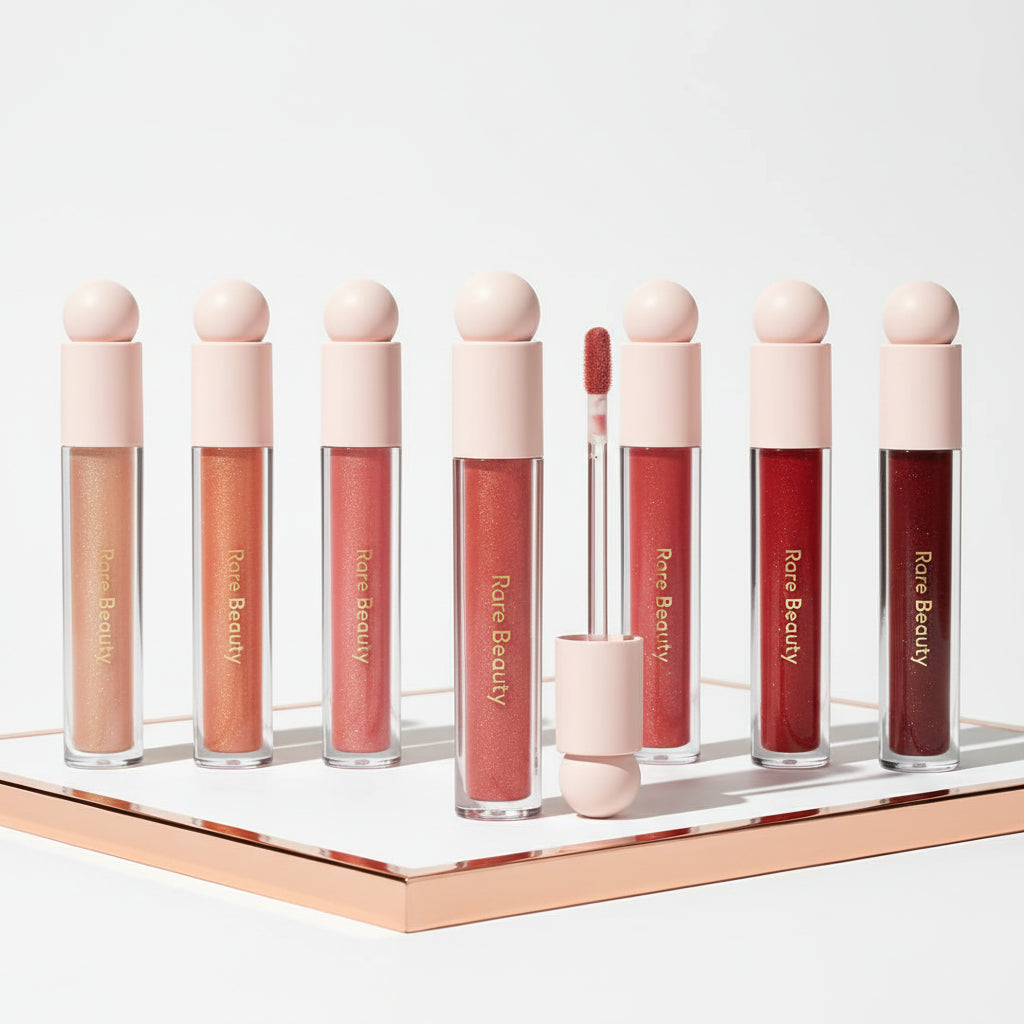 Rare Beauty 6 Color Lipstick and Lip Gloss Set – Sparkling Hydrating Lip Kit BeautyBond