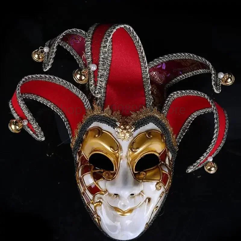 Anime Mask for Costume Party Masquerade Carnival Dionysia Halloween Christmas Classic Jester Mask 2025 BeautyBond