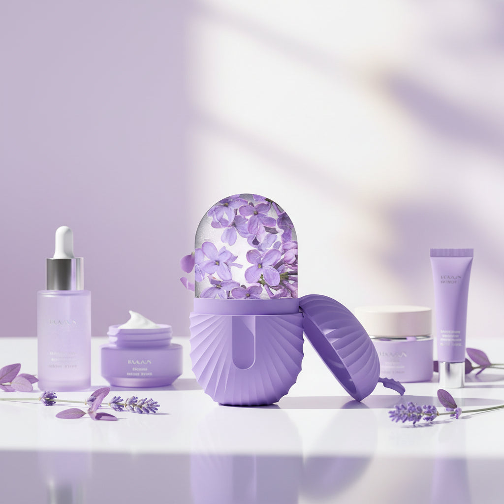 Eco-Friendly Silicone Ice Face Roller – Reusable Ice Cube Facial Massager for Puffy Eyes, Skin Tightening & Pore Minimizing BeautyBond