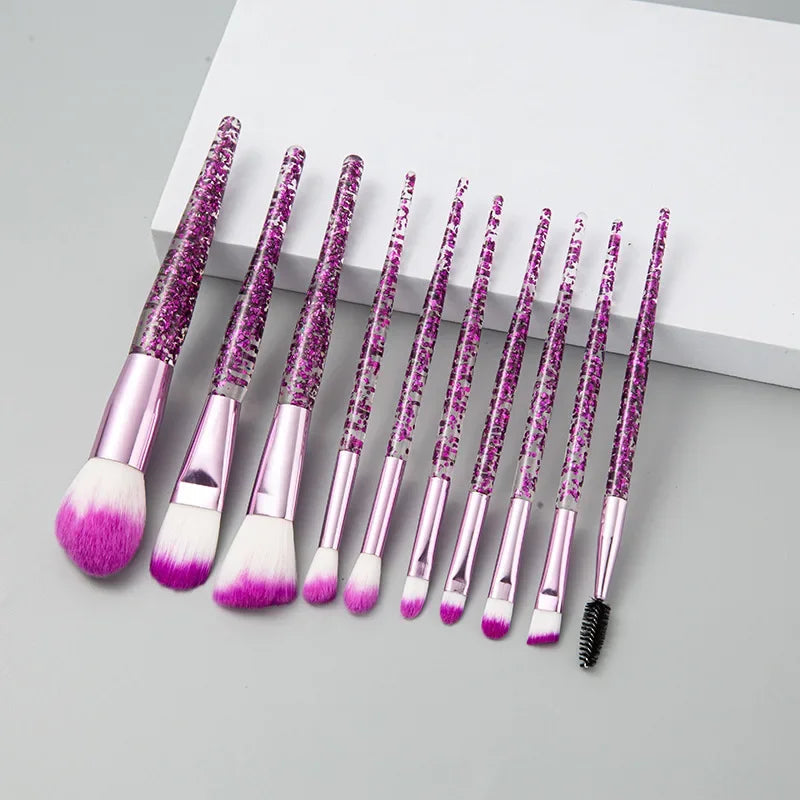 10PCS Makeup Brush Set Professional Super soft detail brush Blush Brush Foundation Concealer Eyeshadow Brush BeautyBond