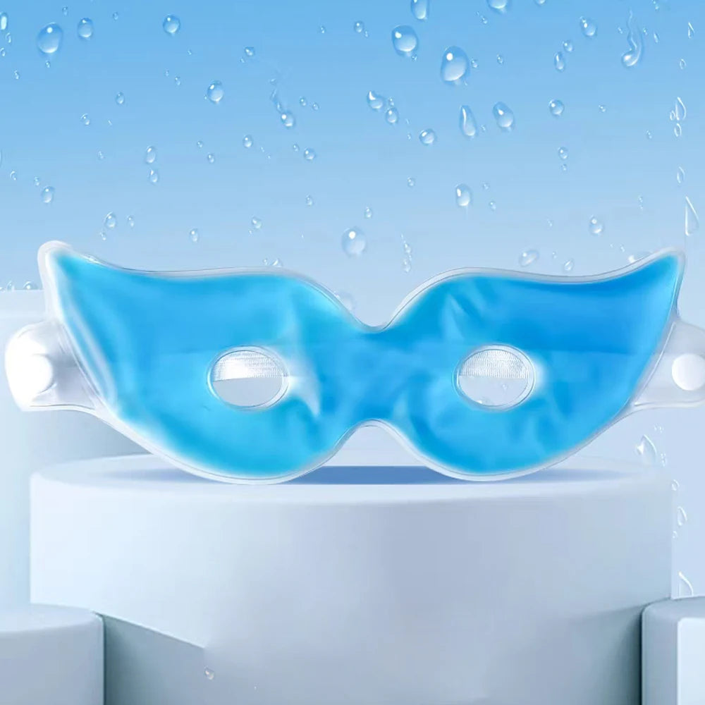Face Cooling Mask Gel Eye Mask Ice Pack Cooling PVC Hot Cold Therapy Skin Care Tool Gel Face Mask Skin Firming Spa Sleep Mask BeautyBond