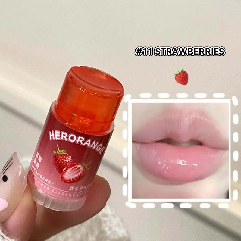 Herorange Lip Balm: Elegant and Moisturizing, Deeply Hydrating, Prevents Chapped Lips, a Must-Have for Autumn and Winter, Improves Lip Lines, Tinted Version, Naturally Enhances Makeup, Perfect for Daily Use and Commuting. BeautyBond