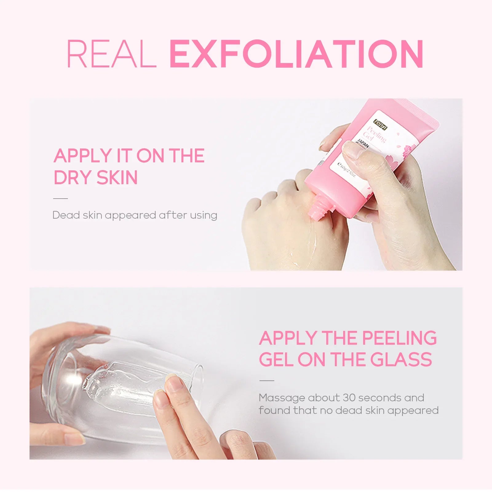 Sakura Cherry Blossom Exfoliating Gel — Brightening Facial Scrub BeautyBond