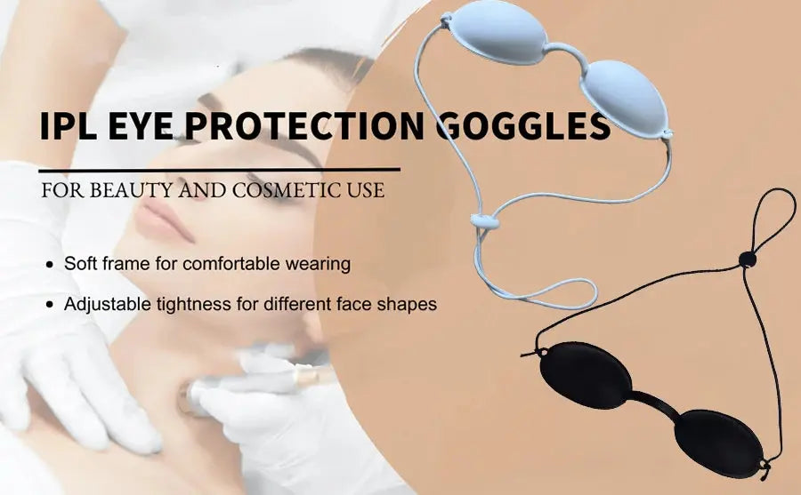 IPL OPT Laser Glasses Soft Silicone Beauty Patient Protective Goggles for IPL Laser LED UV Photon Beauty Red Light Therapy BeautyBond