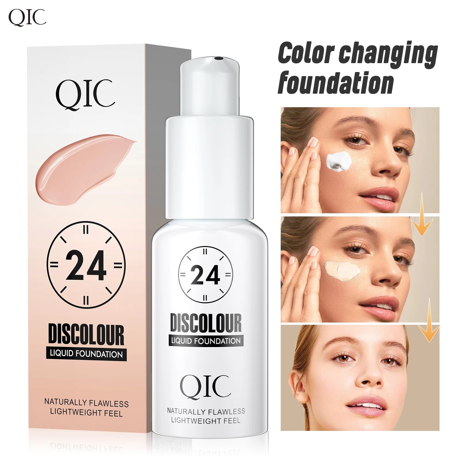 Foundation Magic Color Changing Foundation Liquid Soft Matte Long Lasting Hydrating Makeup Base BeautyBond