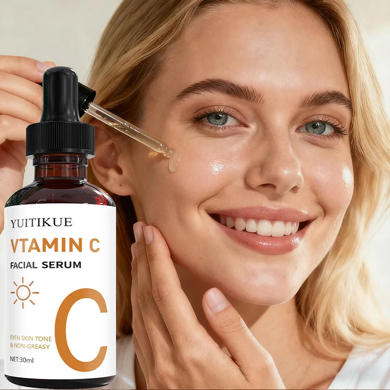 Vitamin C facial serum, evens skin tone & non-greasy, provides long-lasting deep hydration, firms and lifts BeautyBond