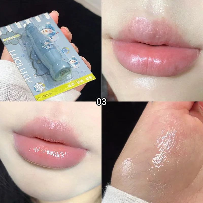 Herorange Lip Balm: Elegant and Moisturizing, Deeply Hydrating, Prevents Chapped Lips, a Must-Have for Autumn and Winter, Improves Lip Lines, Tinted Version, Naturally Enhances Makeup, Perfect for Daily Use and Commuting. BeautyBond