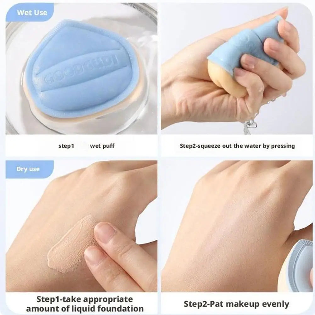 Marshmallow Air Cushion Powder Puff Foundation Liquid Special Makeup Clear Base Makeup Tool Both Dry And Wet Use BeautyBond