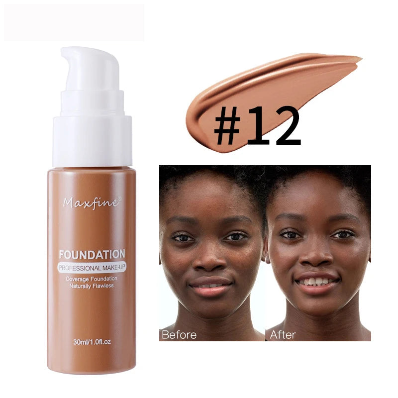 Liquid Foundation Effective Concealer Waterproof Sweat-resistant Makeup Professional Cosmetics BeautyBond