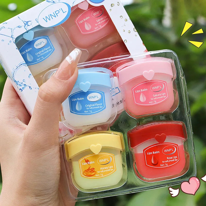 New 4/6/8pcs Moisturizing Lip Balm Sets Lipstick Makeup Natural Plant Base Moisturizer Lip Balm Anti-Cracking Lips Skin Care BeautyBond