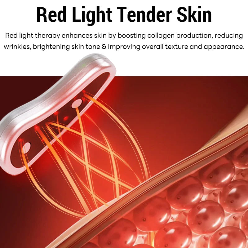 Led Red Light Eye Care Therapy EMS Pulse Micro-current Device Eye Massager To Relieve Fatigue For Treatment Under Eye Wrinkle BeautyBond
