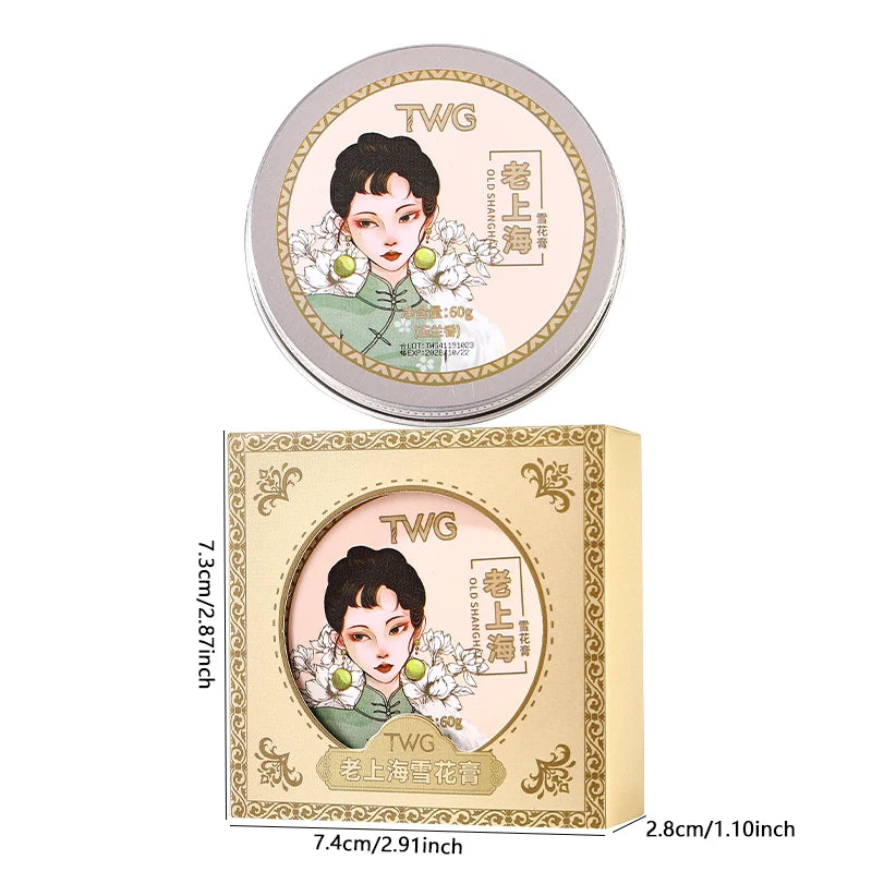 Snow cream, long-lasting moisturizing, refreshing and non greasy, caring for the skin, giving girls the ideal holiday gift BeautyBond
