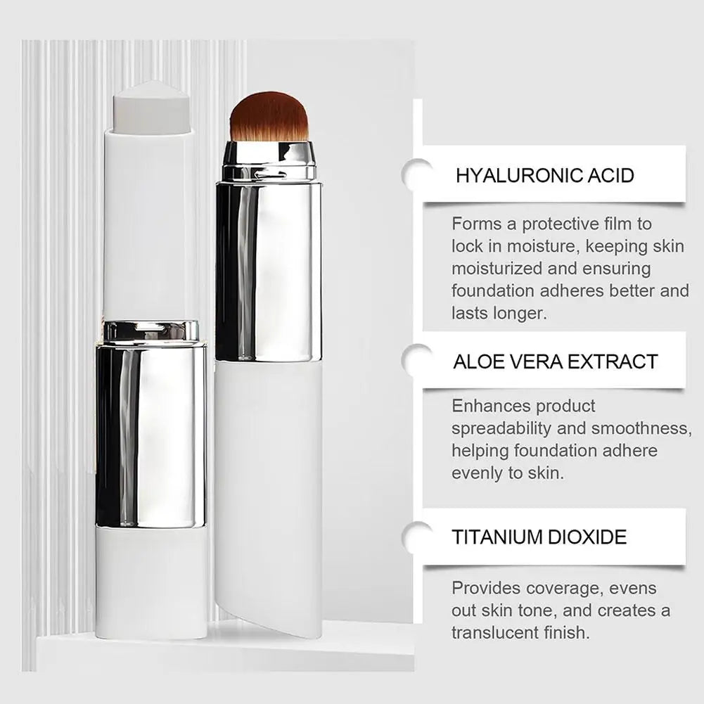 2-in-1 Color-Changing Foundation Liquid Stick Lasting Concealer Lightweight Moisturizing Brightening Matte Natural Base Makeup BeautyBond