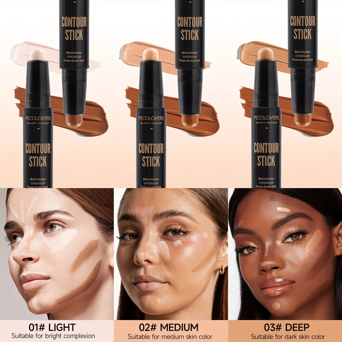Face Concealer Contouring For Face Bronzer Beauty Contour Makeup Base Foundation Cream For Women's Cosmetics New BeautyBond