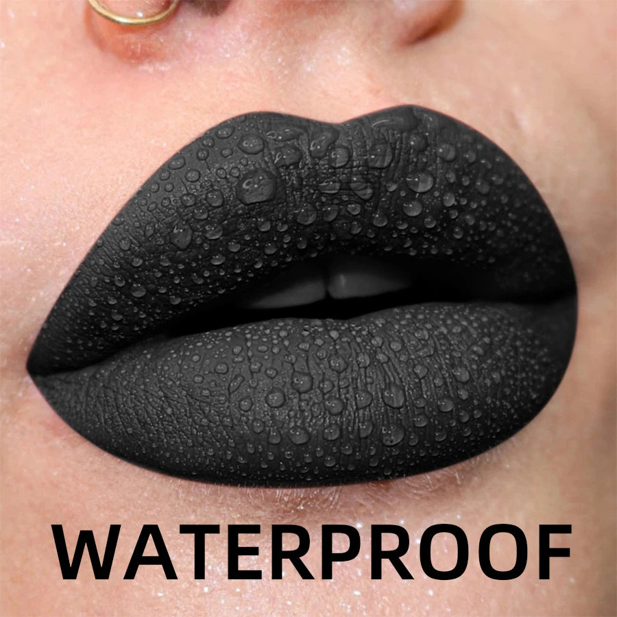 19 colors Matte Velvet Lip Gloss Waterproof Liquid Lipstick Nude Black Lips tint Makeup Lip Glaze Cosmetics Red Lip Stain Beauty BeautyBond