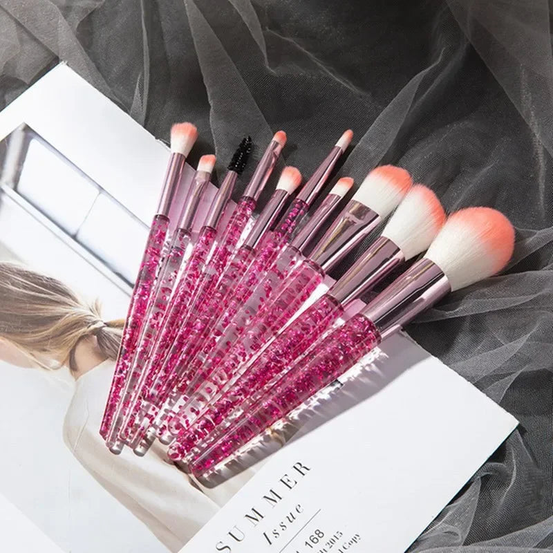 10PCS Makeup Brush Set Professional Super soft detail brush Blush Brush Foundation Concealer Eyeshadow Brush BeautyBond