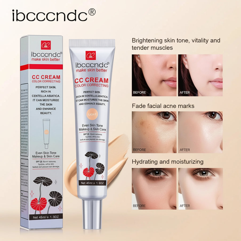 Centella Asiatica CC Cream – Color Correcting Full Coverage Foundation BeautyBond
