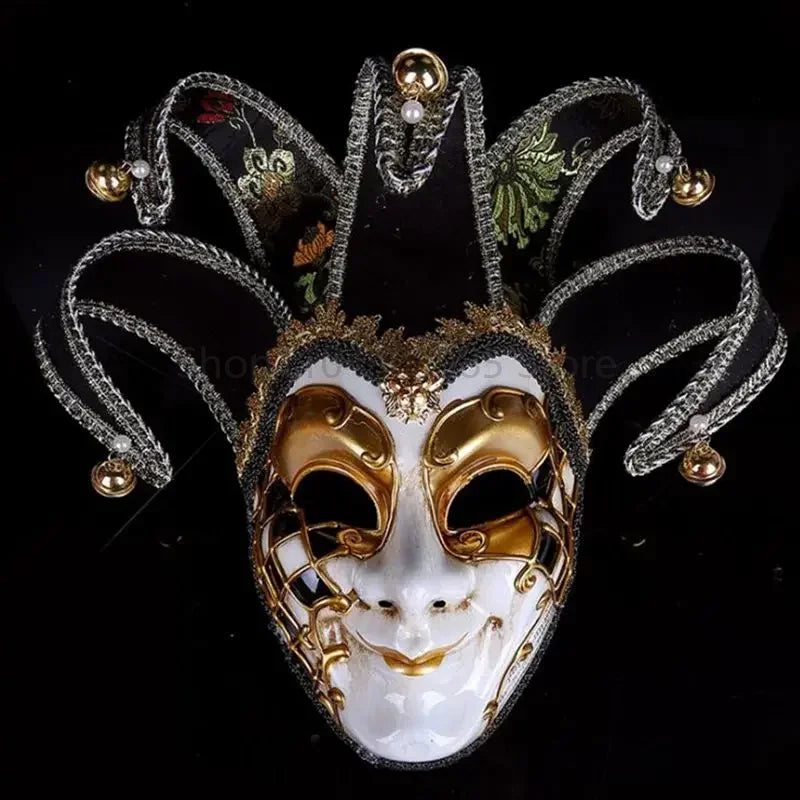 Anime Mask for Costume Party Masquerade Carnival Dionysia Halloween Christmas Classic Jester Mask 2025 BeautyBond