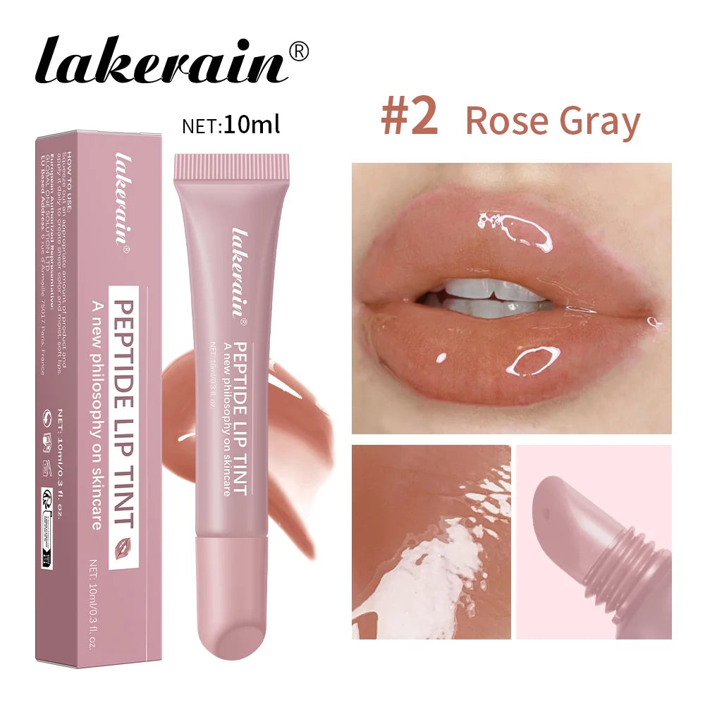 10ml Mirror Lip Glaze Moisturizes Jelly Lip Enrichment Oil Lasting Water Light Glass Lip Oil Remove Line Lip Protection Serum BeautyBond