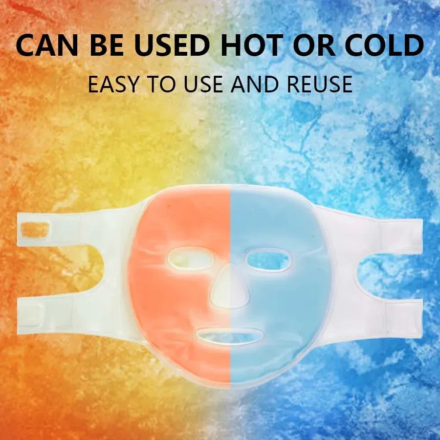 Cooling Gel Face & Eye Mask — Hot & Cold Therapy for Skin Firming BeautyBond