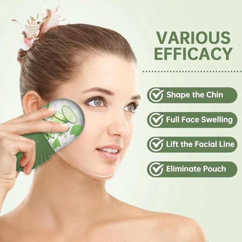 Eco-Friendly Silicone Ice Face Roller – Reusable Ice Cube Facial Massager for Puffy Eyes, Skin Tightening & Pore Minimizing BeautyBond