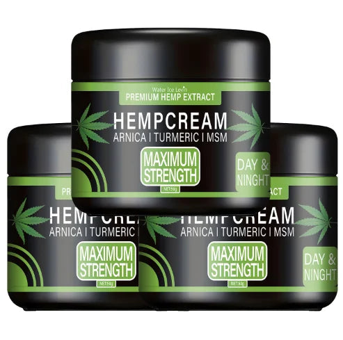 Premium Hemp Extract Cream with Arnica, Turmeric & MSM for Soothing Skin Relief, Nourishing & Moisturizing. BeautyBond