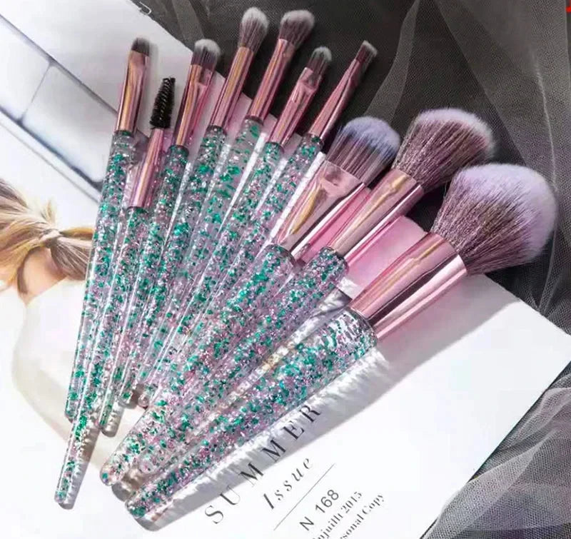 10PCS Makeup Brush Set Professional Super soft detail brush Blush Brush Foundation Concealer Eyeshadow Brush BeautyBond