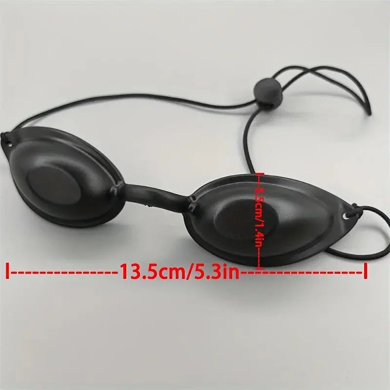1 Tanning Bed Goggles Individual Tanning Goggles Eyeshields For UV Lamp LED Light Therapy IPL Safety Goggles Sunbathing Eye Mask BeautyBond