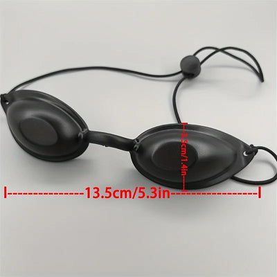 1 Tanning Bed Goggles Individual Tanning Goggles Eyeshields For UV Lamp LED Light Therapy IPL Safety Goggles Sunbathing Eye Mask