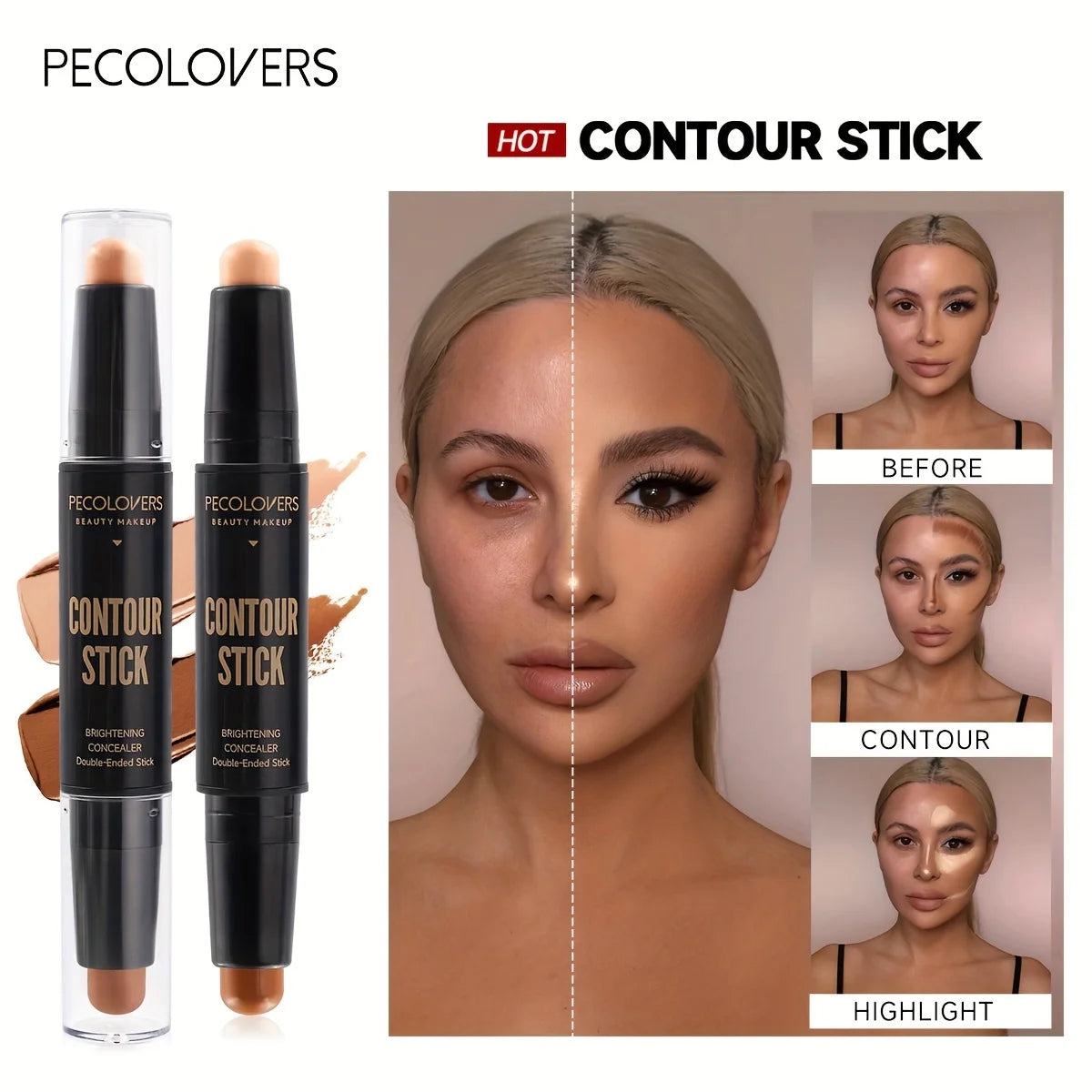 Face Concealer Contouring For Face Bronzer Beauty Contour Makeup Base Foundation Cream For Women's Cosmetics New BeautyBond
