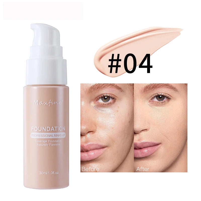 Liquid Foundation Effective Concealer Waterproof Sweat-resistant Makeup Professional Cosmetics BeautyBond